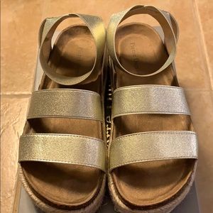 Pierre Dumas Gold Espadrilles